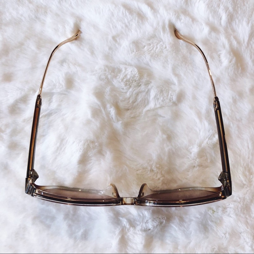 Charlotte Brown Oversized Metal Round Sunglasses - Picture 4 of 8